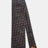 7-Fold Tile Pattern Silk Tie