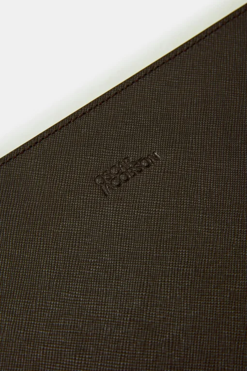 Laptop Saffiano Leather Holder