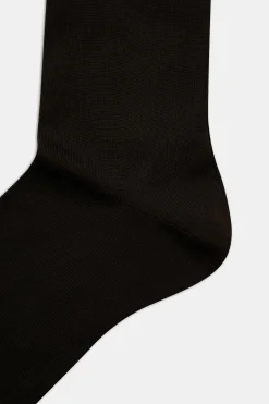 Mid-length Mercerized Cotton Socks