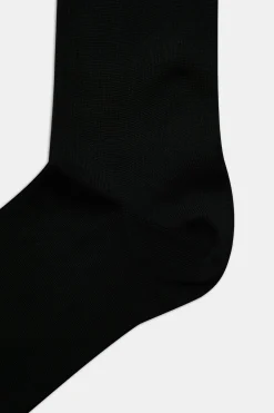Mid-length Mercerized Cotton Socks
