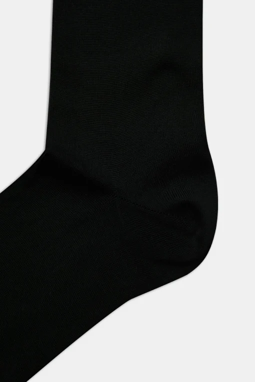 Mid-length Mercerized Cotton Socks