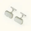 Rectangle Mother of Pearl Cufflink