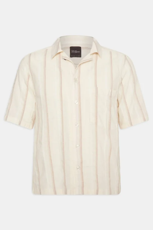 Regular Fit Bowling Collar Shirt