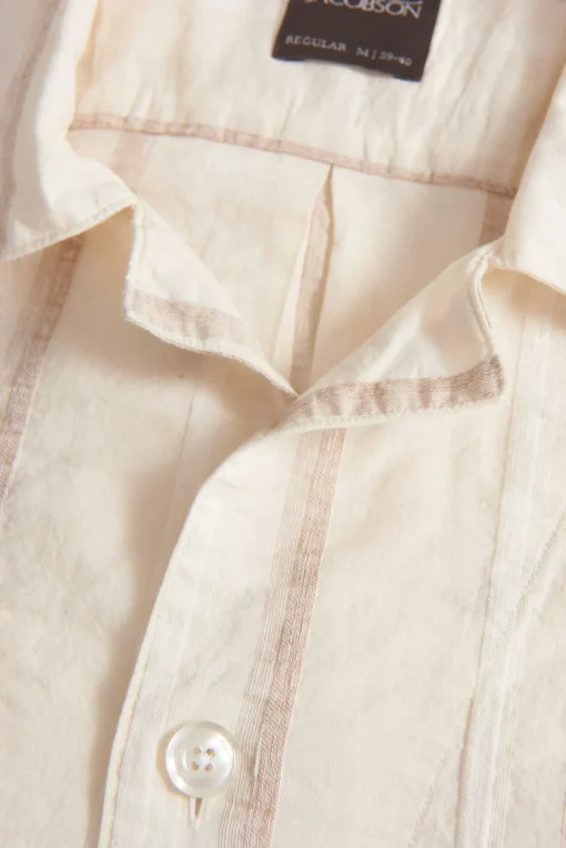 Regular Fit Bowling Collar Shirt