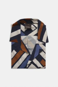 Regular Fit Bowling Collar Shirt