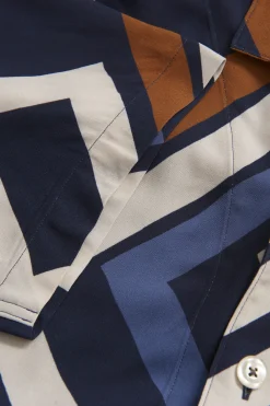 Regular Fit Bowling Collar Shirt
