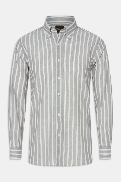Regular Fit Button Down Cottolin Shirt