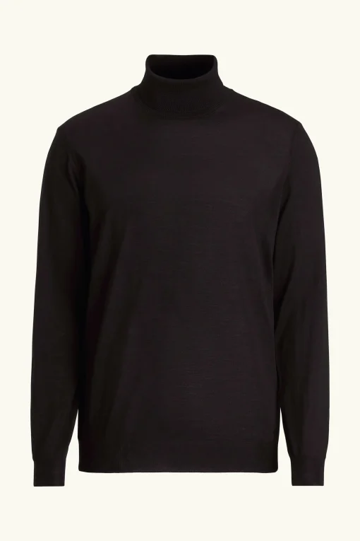 Regular Fit Extra Fine Merino Wool Rollneck