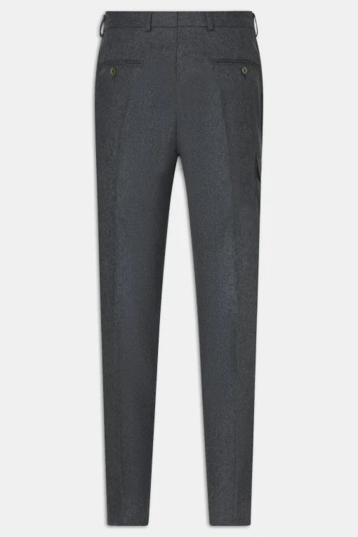 Regular Fit Flannel Trousers