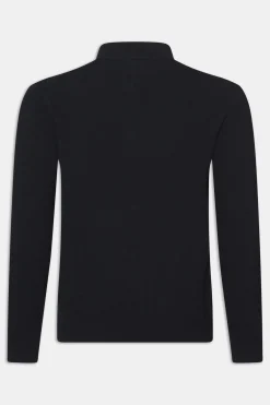 Regular Fit Half Zip Soft Wool Cashmere Sweater