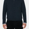 Regular Fit Half Zip Woolblend