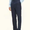 Regular Fit High Waist Linen Trousers