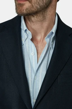 Regular Fit Hopsack Blazer