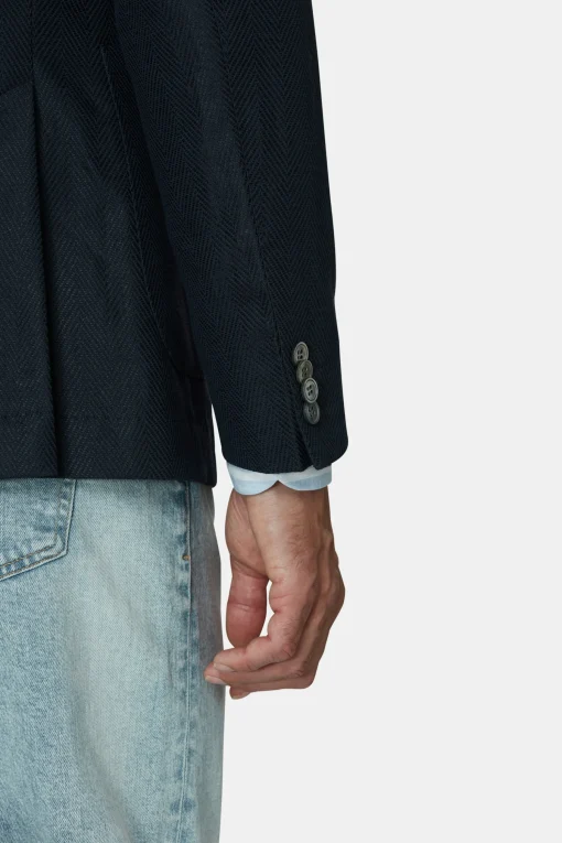 Regular Fit Hopsack Blazer