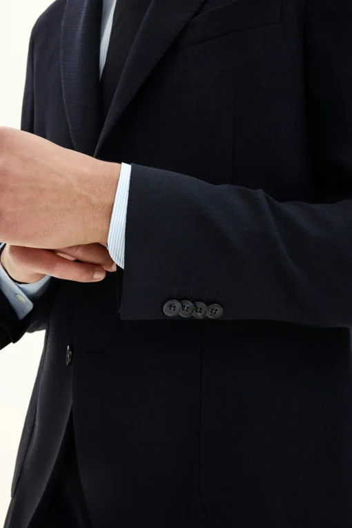 Regular Fit Hopsack Blazer