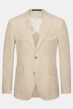 Regular Fit Linen Blazer