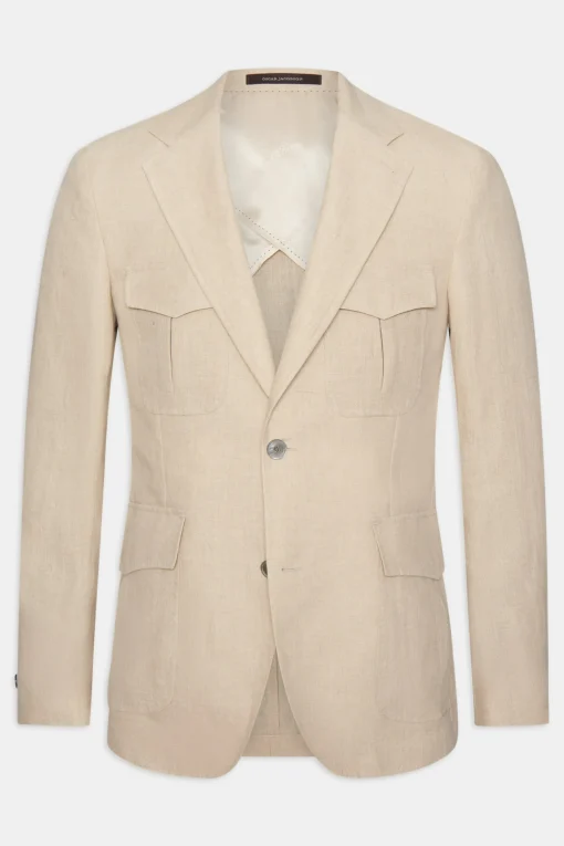 Regular Fit Linen Blazer