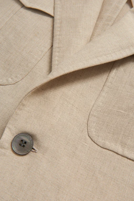 Regular Fit Linen Blazer