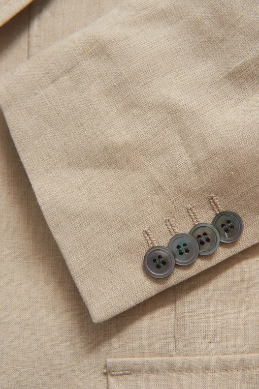 Regular Fit Linen Blazer