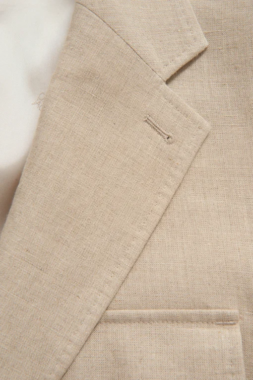 Regular Fit Linen Blazer