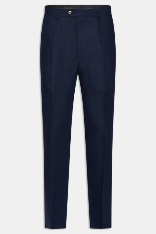 Regular Fit Linen Trousers