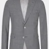 Regular Fit Microstructure Blazer