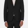Regular Fit Microstructure Blazer