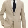 Regular Fit Microstructure Blazer