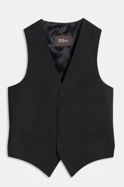 Regular Fit Microstructure Waistcoat