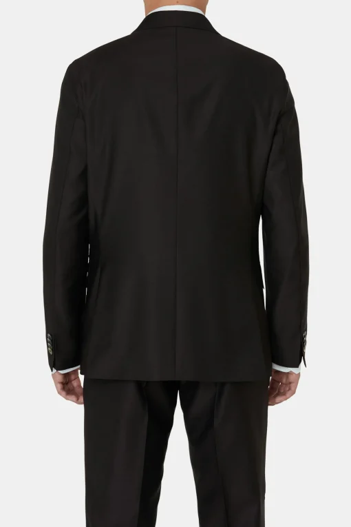 Regular Fit Microstructure Blazer