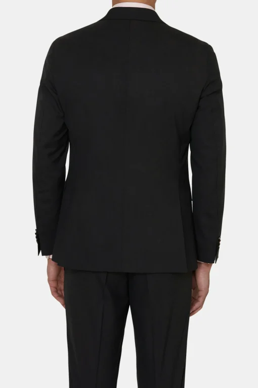 Regular Fit Microstructure Blazer
