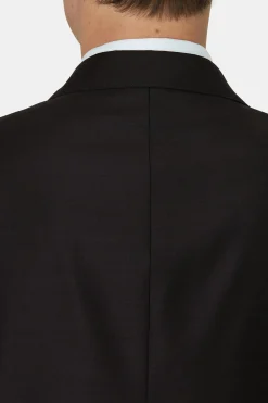 Regular Fit Microstructure Blazer