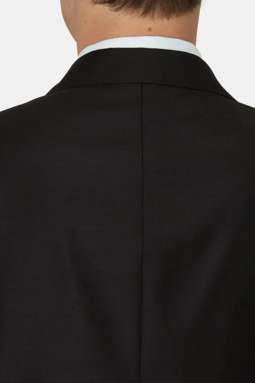 Regular Fit Microstructure Blazer