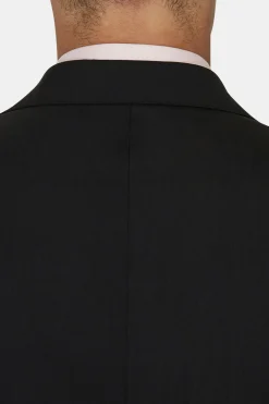 Regular Fit Microstructure Blazer