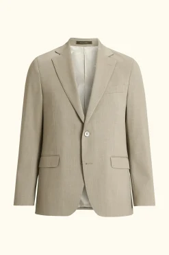 Regular Fit Microstructure Blazer
