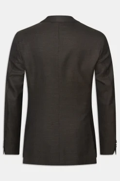 Regular Fit Microstructure Blazer