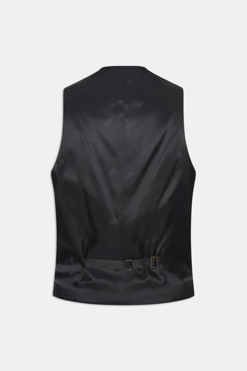 Regular Fit Microstructure Waistcoat