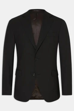 Regular Fit Microstructure Blazer