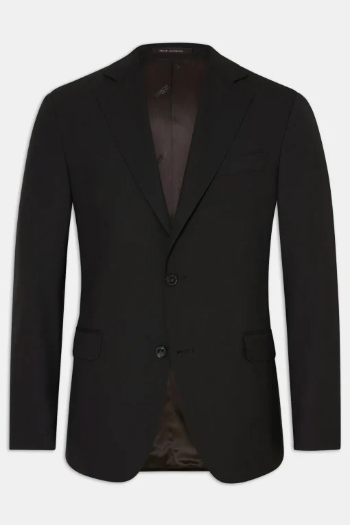 Regular Fit Microstructure Blazer
