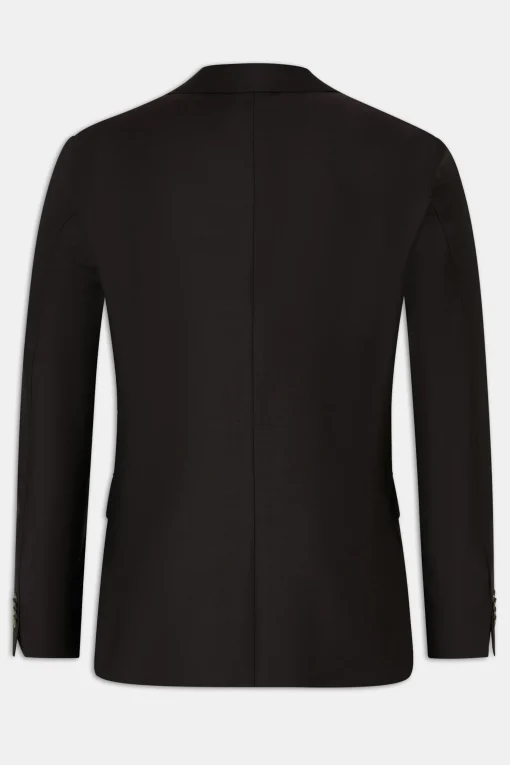 Regular Fit Microstructure Blazer
