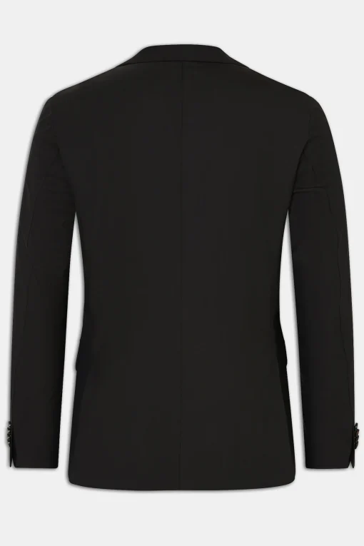 Regular Fit Microstructure Blazer