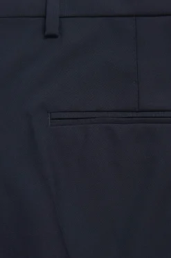 Regular Fit Microstructure Trousers