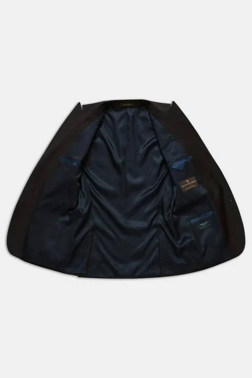 Regular Fit Microstructure Blazer