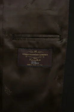 Regular Fit Microstructure Blazer