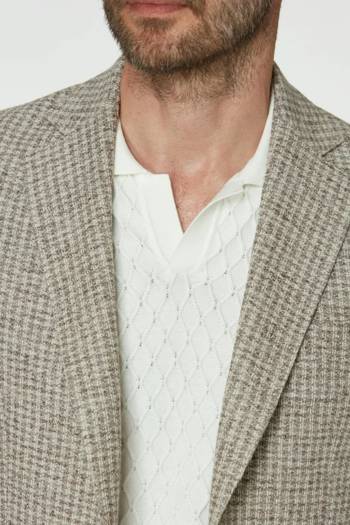 Regular Fit Pepita Blazer