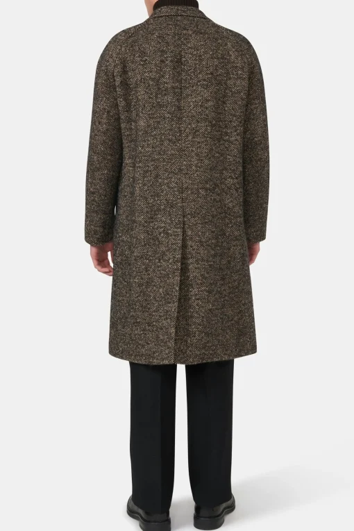 Regular Fit Raglan Donegal Coat