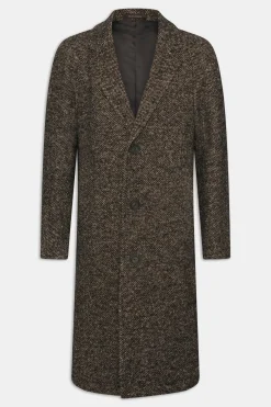 Regular Fit Raglan Donegal Coat