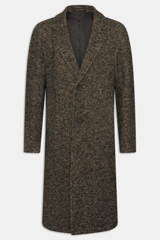 Regular Fit Raglan Donegal Coat