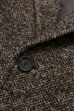 Regular Fit Raglan Donegal Coat
