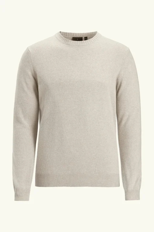 Regular Fit Roundneck Soft Wool Cashmere Sweater